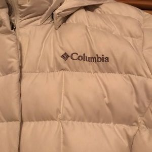 columbia hexbreaker mid down jacket